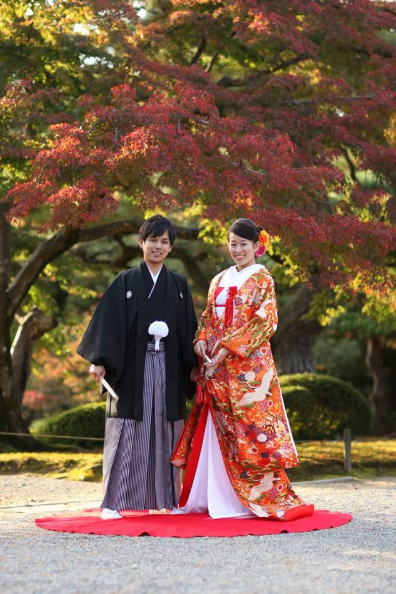 定番ポーズにて