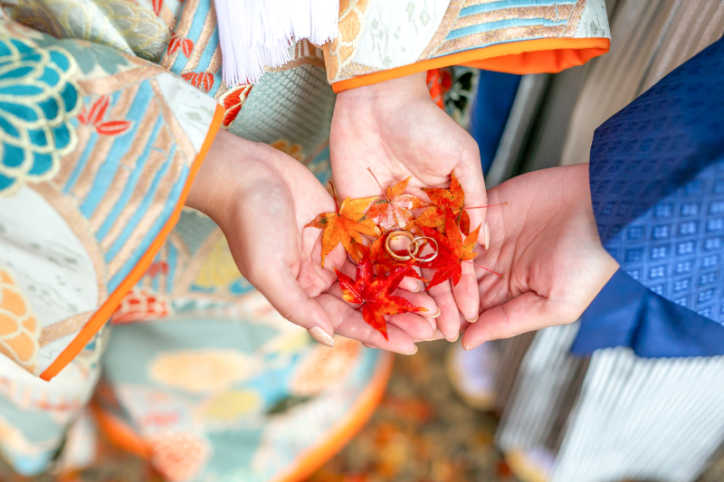 紅葉のカーペット