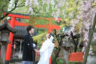 白無垢和装ロケーションフォト