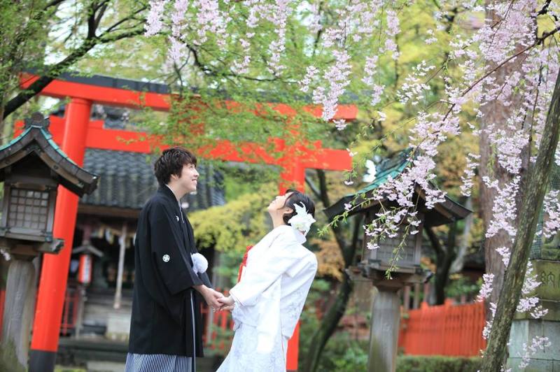 白無垢和装ロケーションフォト