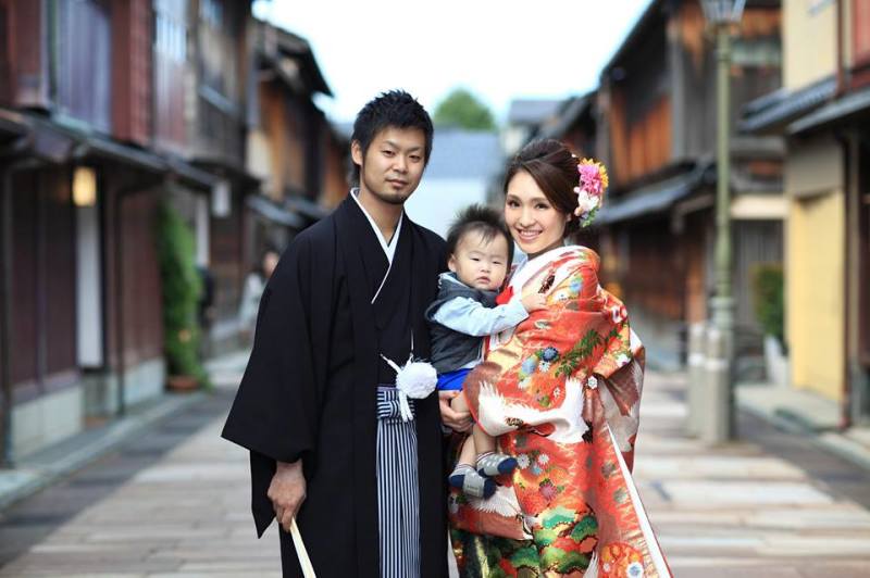 お子様と・東茶屋街ロケーションフォト