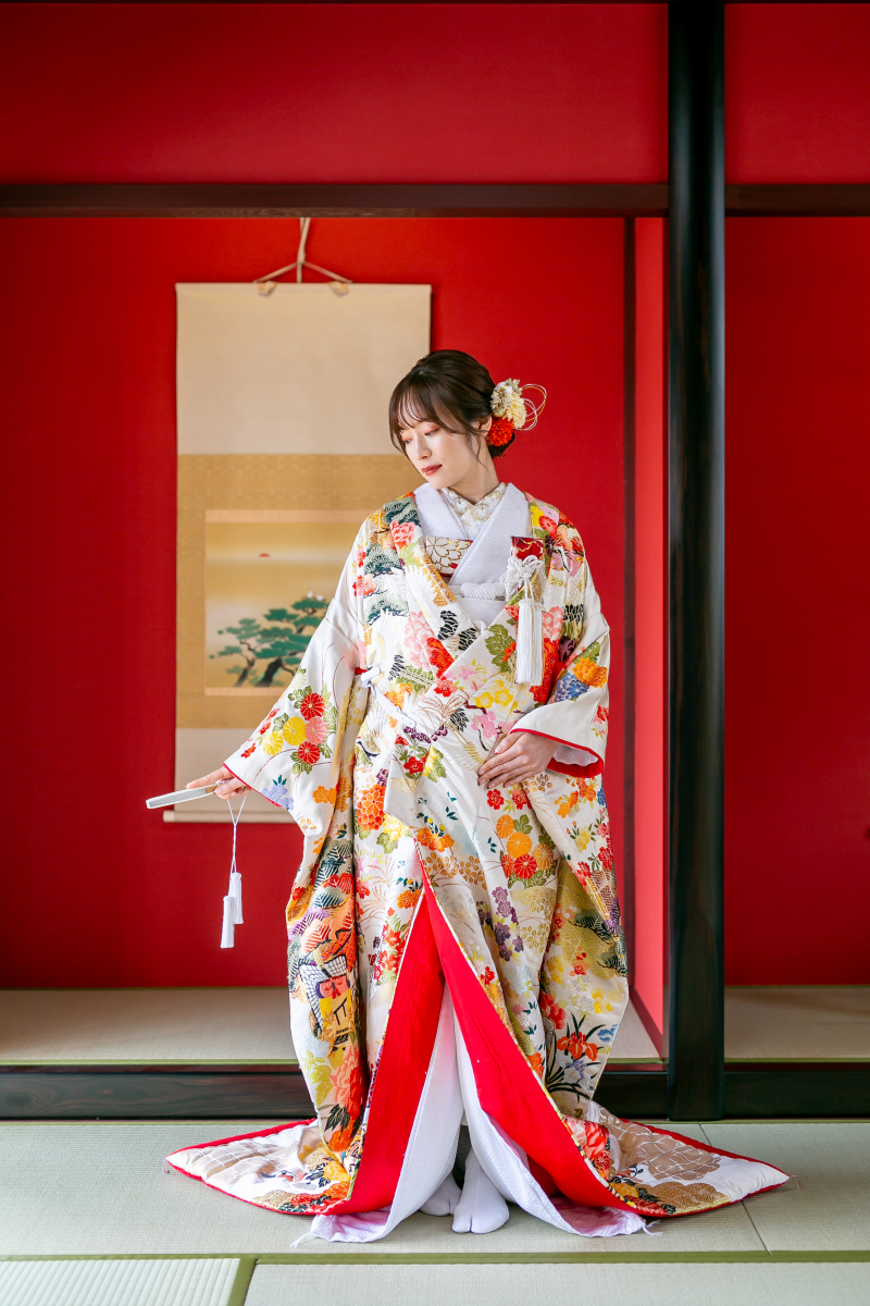 和装スタジオ内にて