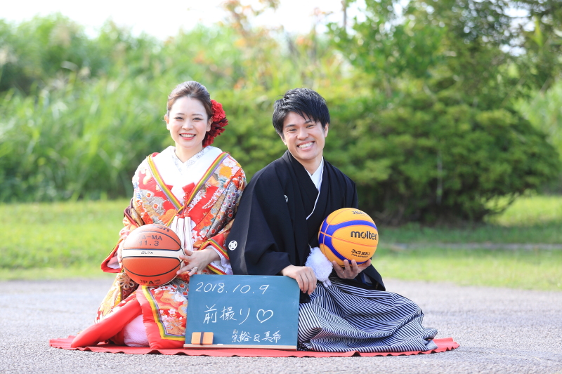 バスケ前撮り♡