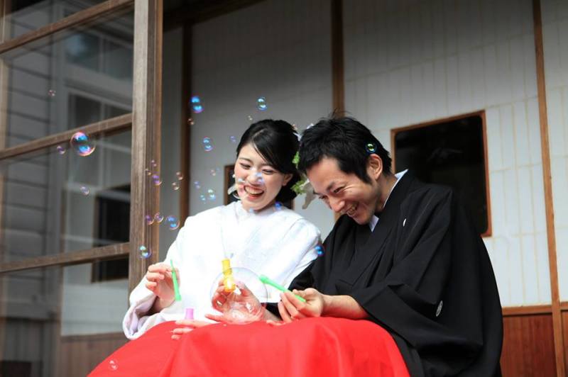 大きなシャボン玉