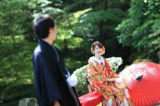 兼六園和装ロケーションフォト