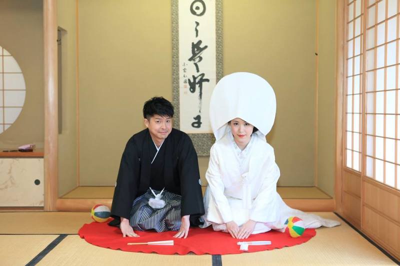 和装定番ポーズ