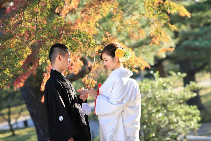 兼六園和装ロケーションフォト