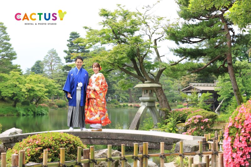 定番スポットにて