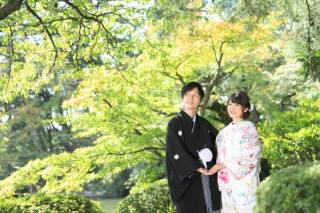 和装ロケーションフォト in 兼六園