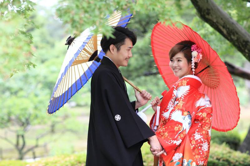 新緑に囲まれて