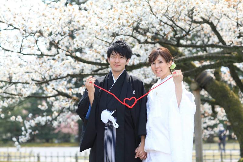 しっかりと結ばれています