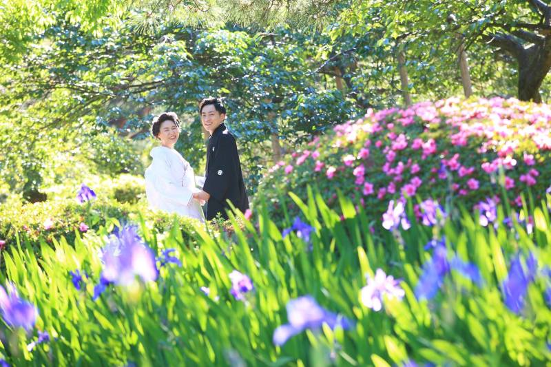 白無垢兼六園ロケーションフォト