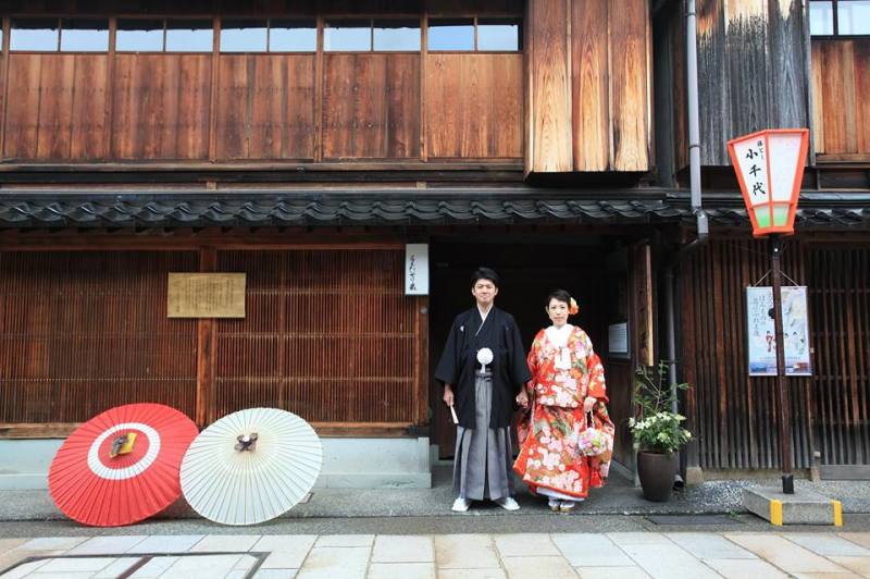 ひがし茶屋街和装ロケーションフォト