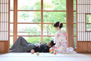 和室庭園ロケーションフォト