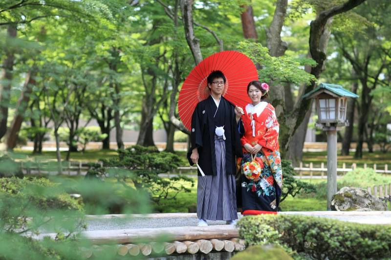 定番ポーズにて