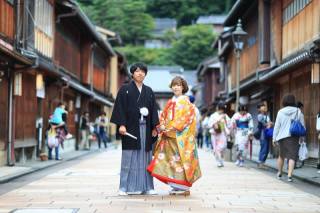 東茶屋街和装ロケーションフォト