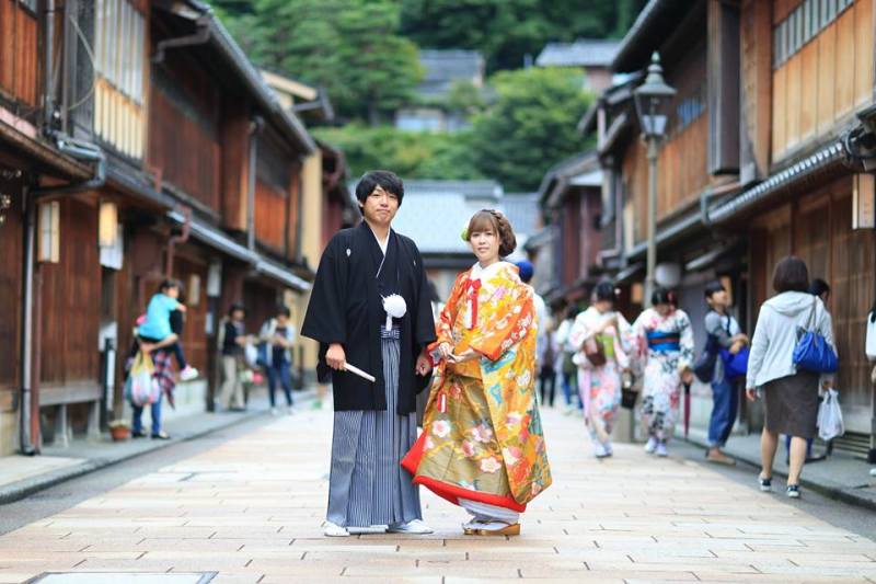 東茶屋街和装ロケーションフォト