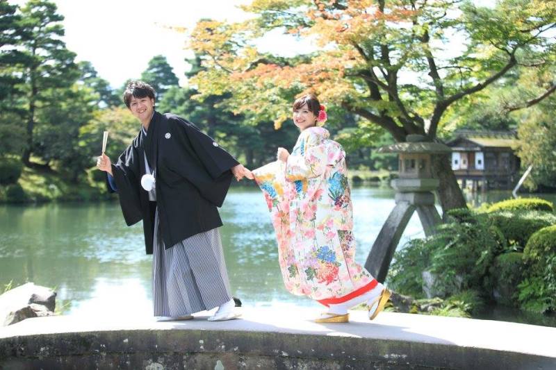 定番スポットにて