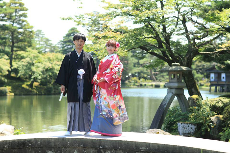 定番スポットにて