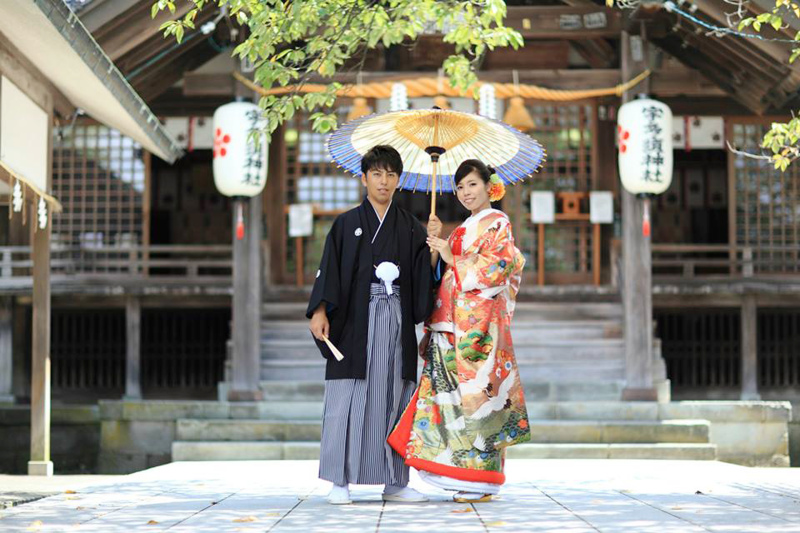 卯多須神社にて