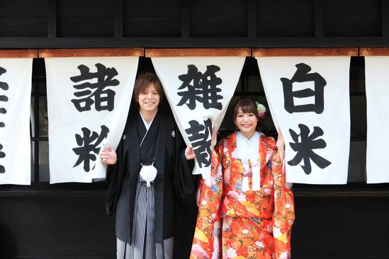 のれんからこんにちは^^