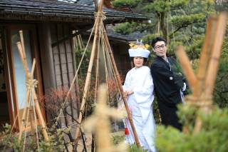 白無垢和装ロケーションフォト