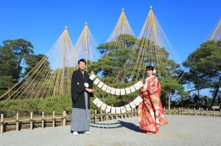 兼六園和装ロケーションフォト