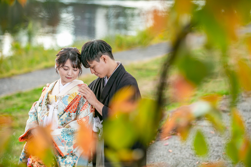 浅野川沿いにて