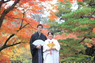 紅葉和装ロケーションフォト