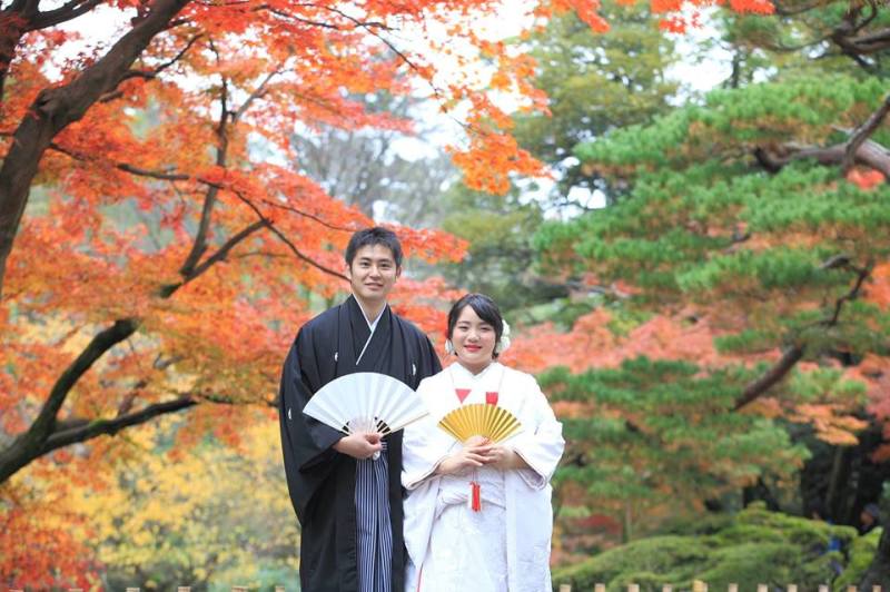 紅葉和装ロケーションフォト