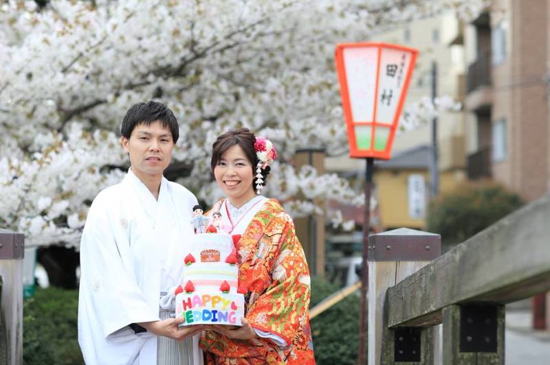 大きなウェディングケーキ♪