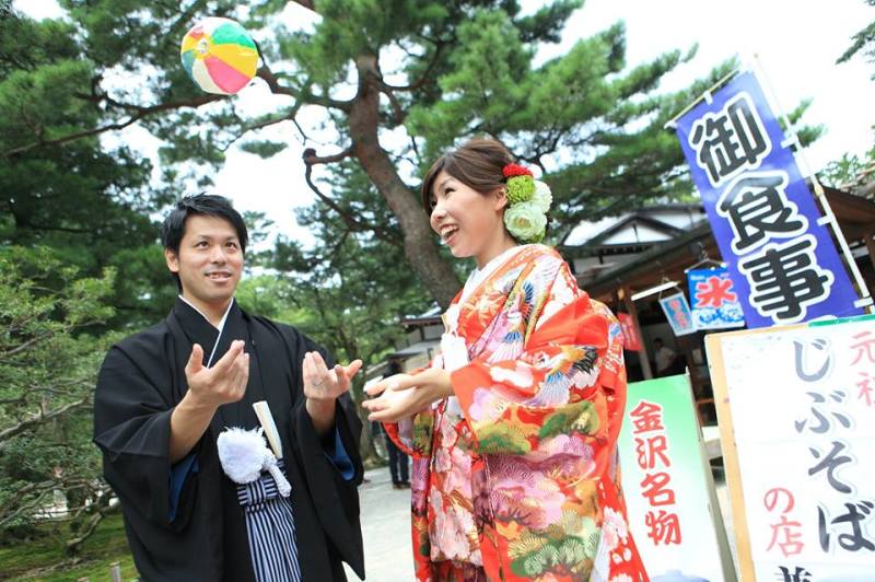兼六園和装ロケーションフォト♪