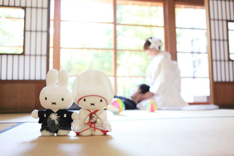 小さな新郎新婦様