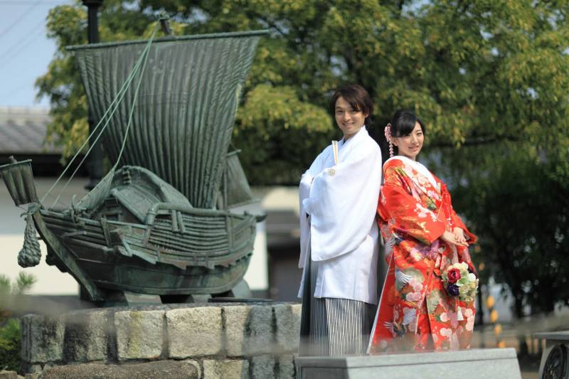 岩瀬の町並みにて