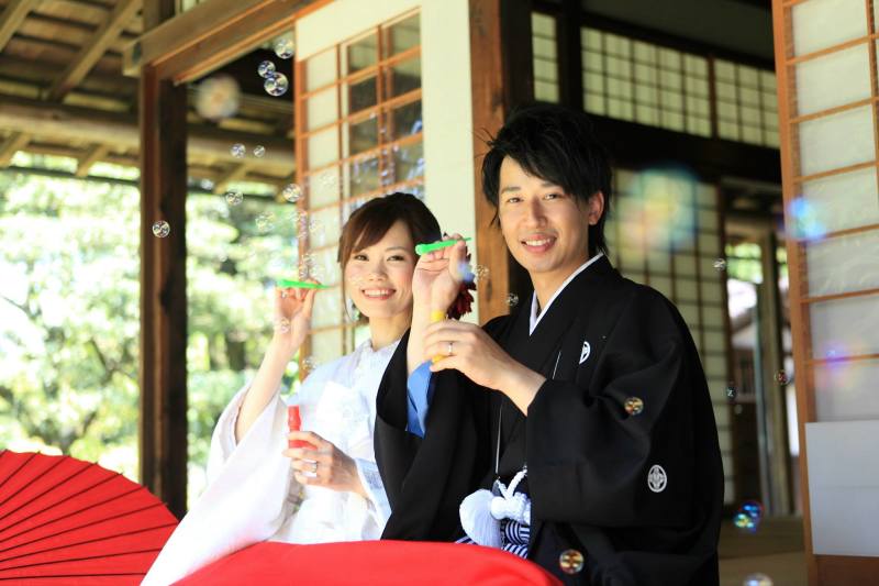 シャボン玉に誘われて