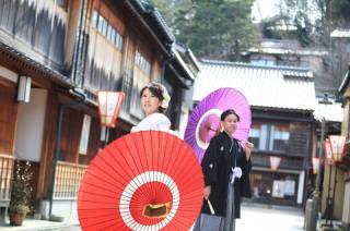 ひがし茶屋街和装ロケーションフォト