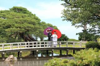 兼六園和装ロケーションフォト