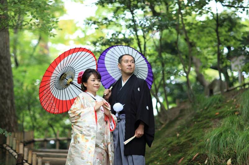 見つめるお二人