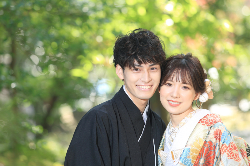 見つめるお二人