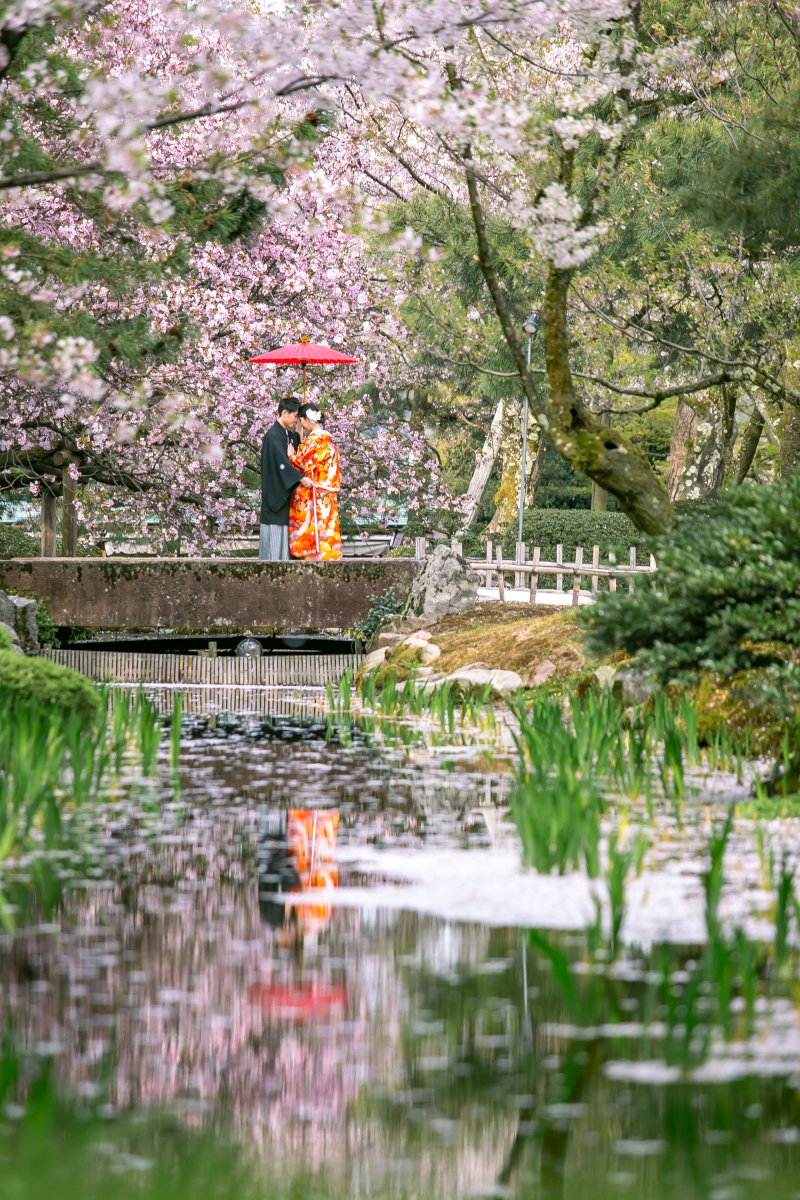 フォトスタジオ カクタス_庭園で撮影できる