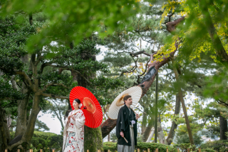 フォトスタジオ カクタス_兼六園前撮り1