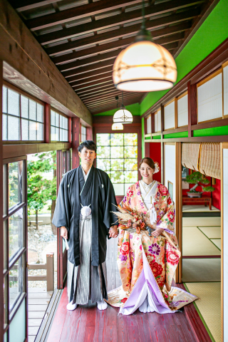 フォトスタジオ カクタス_和室庭園スタジオフォト