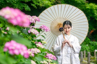 フォトスタジオ カクタス_６・7月紫陽花ロケーションフォト