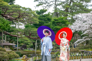 フォトスタジオ カクタス_兼六園ロケーションフォト