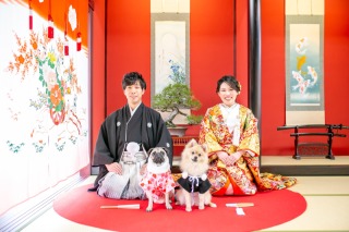 フォトスタジオ カクタス_和室庭園スタジオフォト