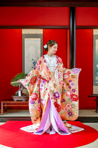フォトスタジオ カクタス_和室庭園スタジオフォト