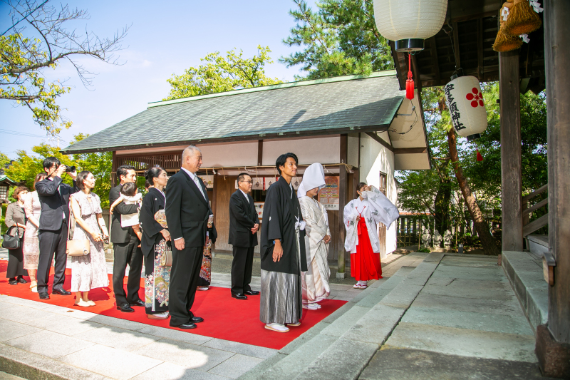 金沢市内神社挙式&前撮りセットプラン!衣装差額なし!