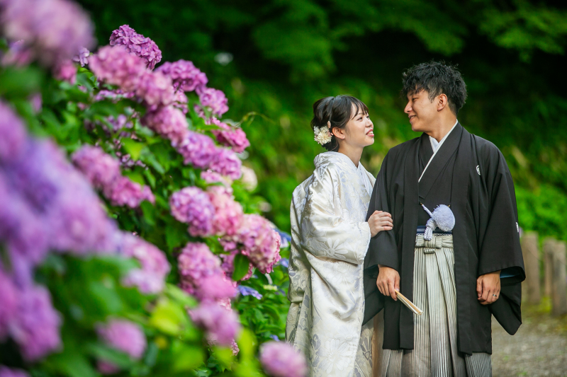 6月末までのお申し込み限定!紫陽花ロケーションフォトプラン♪(雨天延期無料・土日祝¥11,000割引あり)