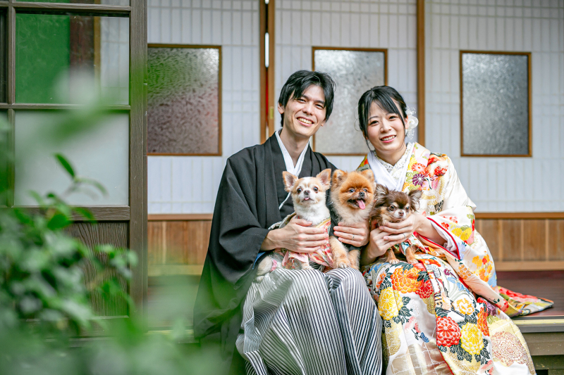 ペット撮影可!データ200枚込み!和室庭園撮影プラン(雨天延期無料)