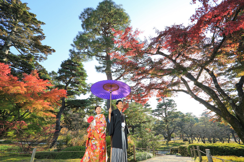 空き残りわずか!兼六園紅葉ロケーション撮影プラン(延期無料)